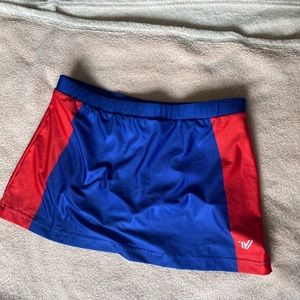 Red and Blue Varsity Spirit Cheerleading Skort